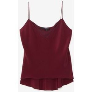 Jay Godfrey Burgundy Silk Cami